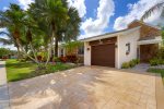 Beautifully designed exterior driveway with secluded and private parking
